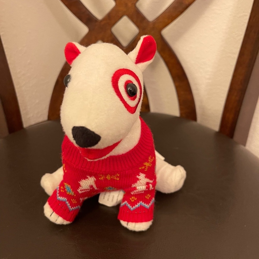 Target bullseye Christmas plush